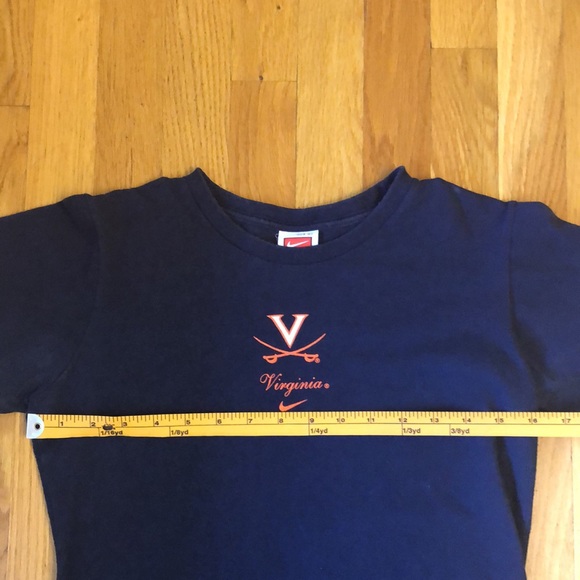 Nike UVA Orange and Blue Shirt Women’s Size Small - Picture 5 of 13